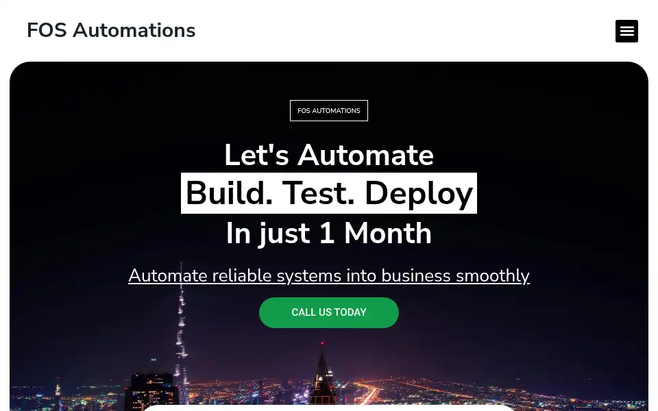Screenshot of fosautomations.com