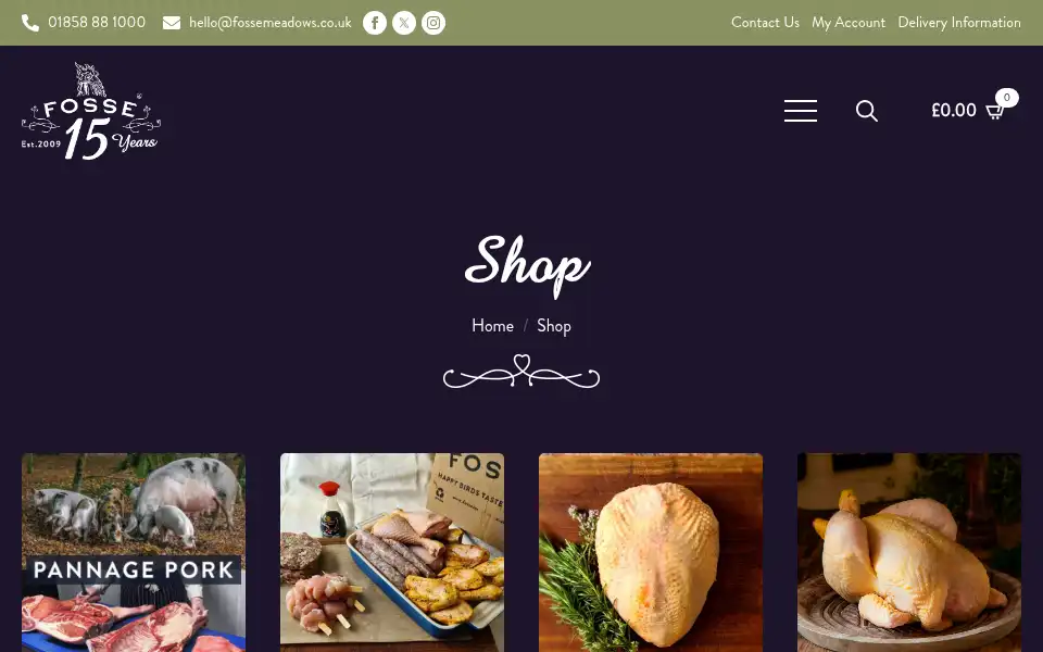 Screenshot of fossemeadows.com