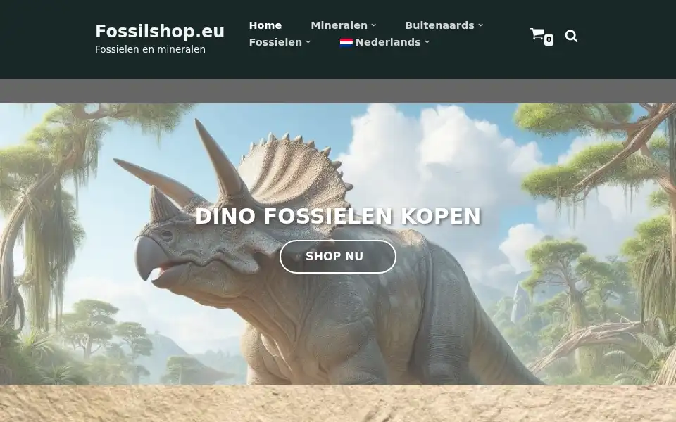Screenshot of fossilshop.eu
