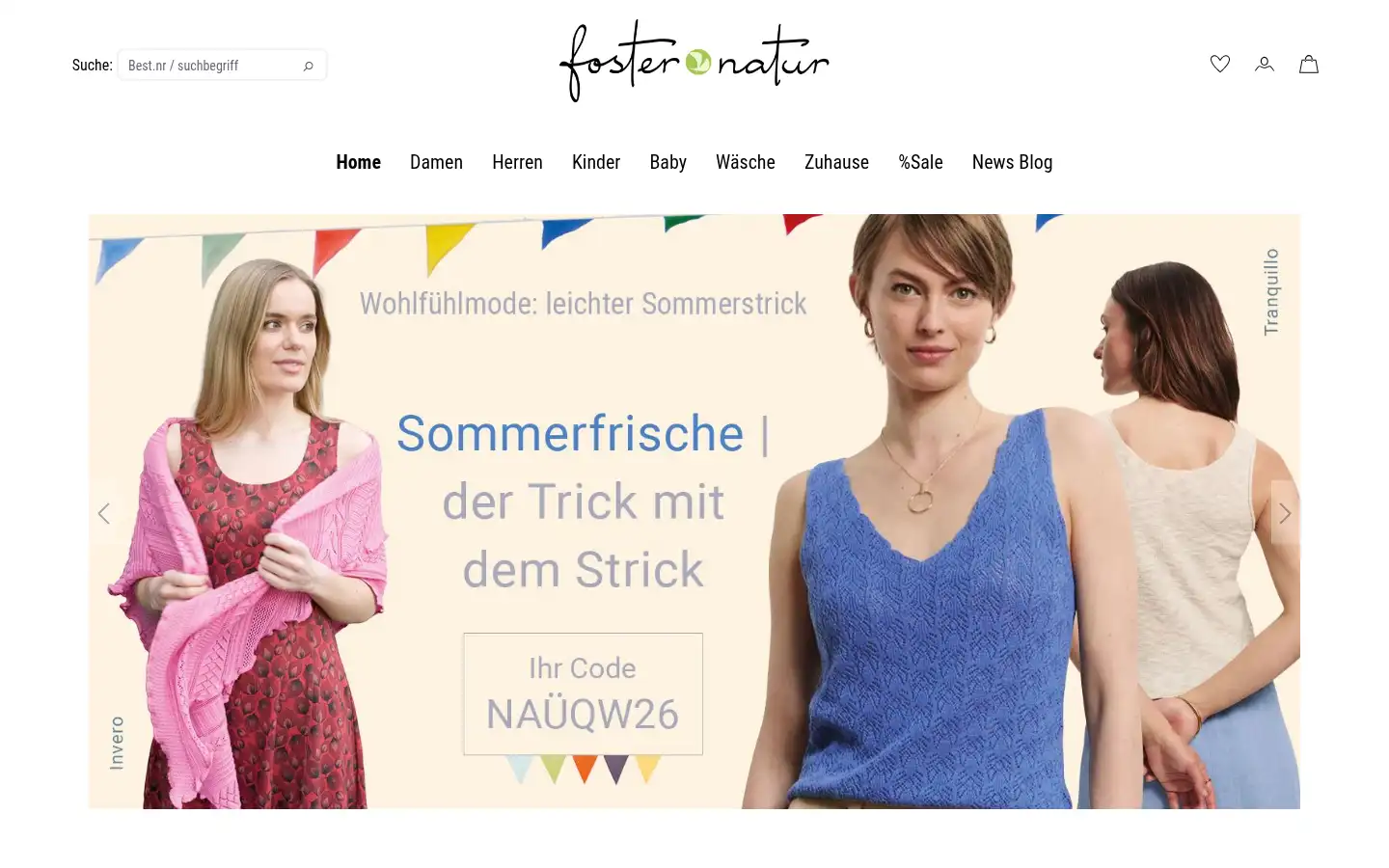 Screenshot of foster-natur.de