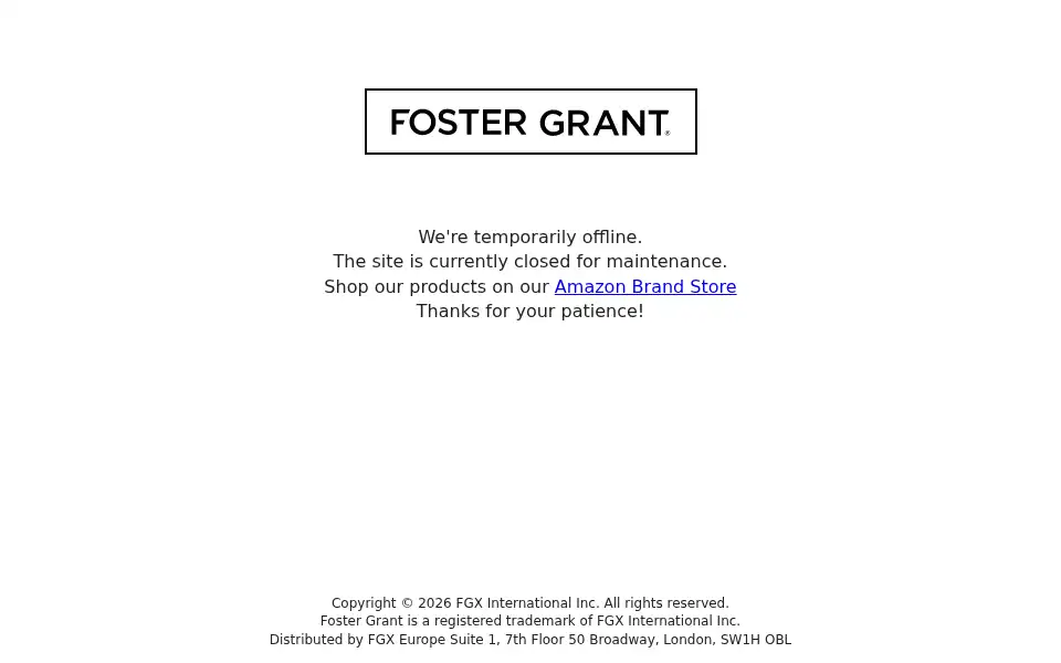 Screenshot of fostergrant.co.uk
