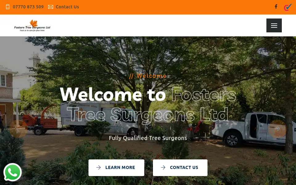 Screenshot of fosterstreesurgeonsltd.co.uk