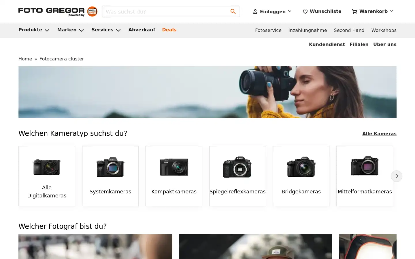 Screenshot of foto-gregor.de