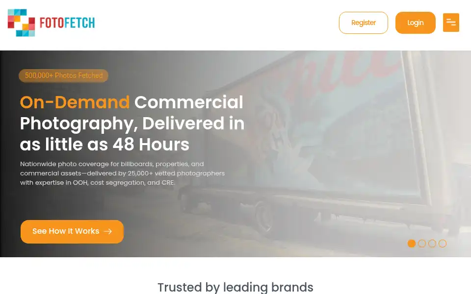 Screenshot of fotofetch.com