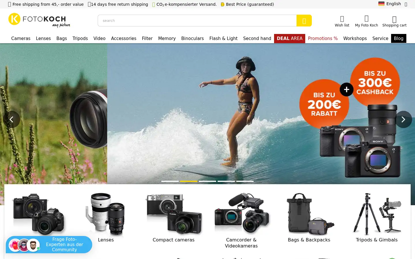 Screenshot of fotokoch.de