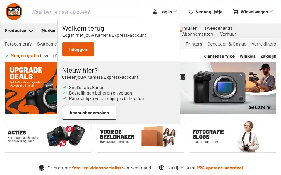 Screenshot of fotokonijnenberg.nl