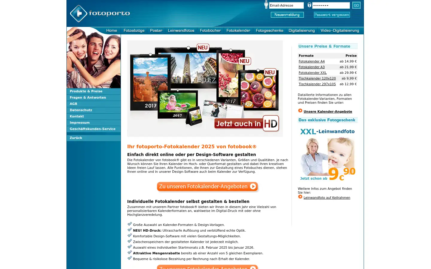 Screenshot of fotoporto.de