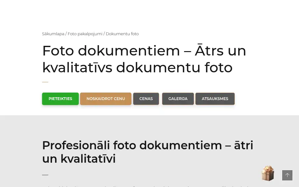 Screenshot of fotostudijas.lv