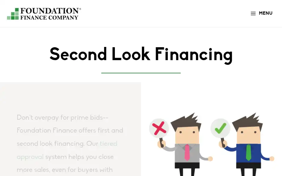 Screenshot of foundationfinance.com