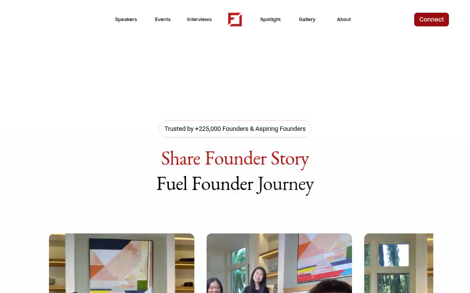 Screenshot of foundercoho.com