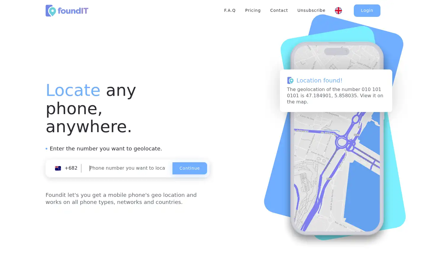 Screenshot of foundit.mobi