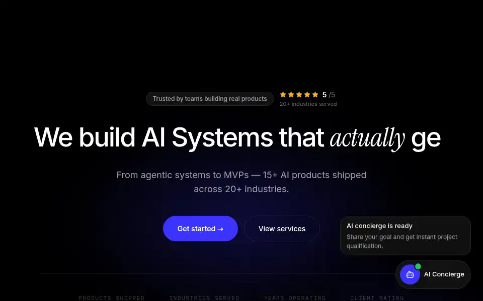 Screenshot of foundrexlabs.com