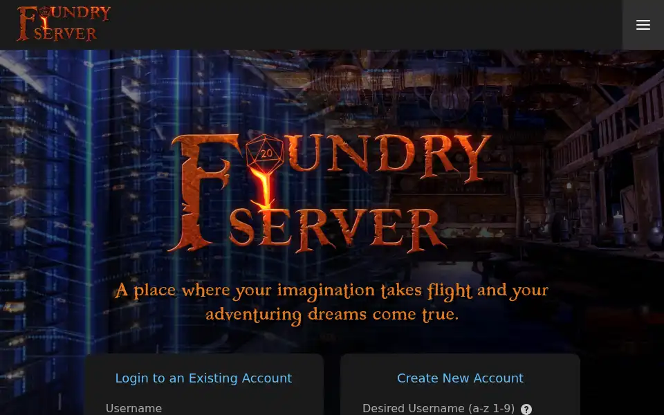 Screenshot of foundryserver.com