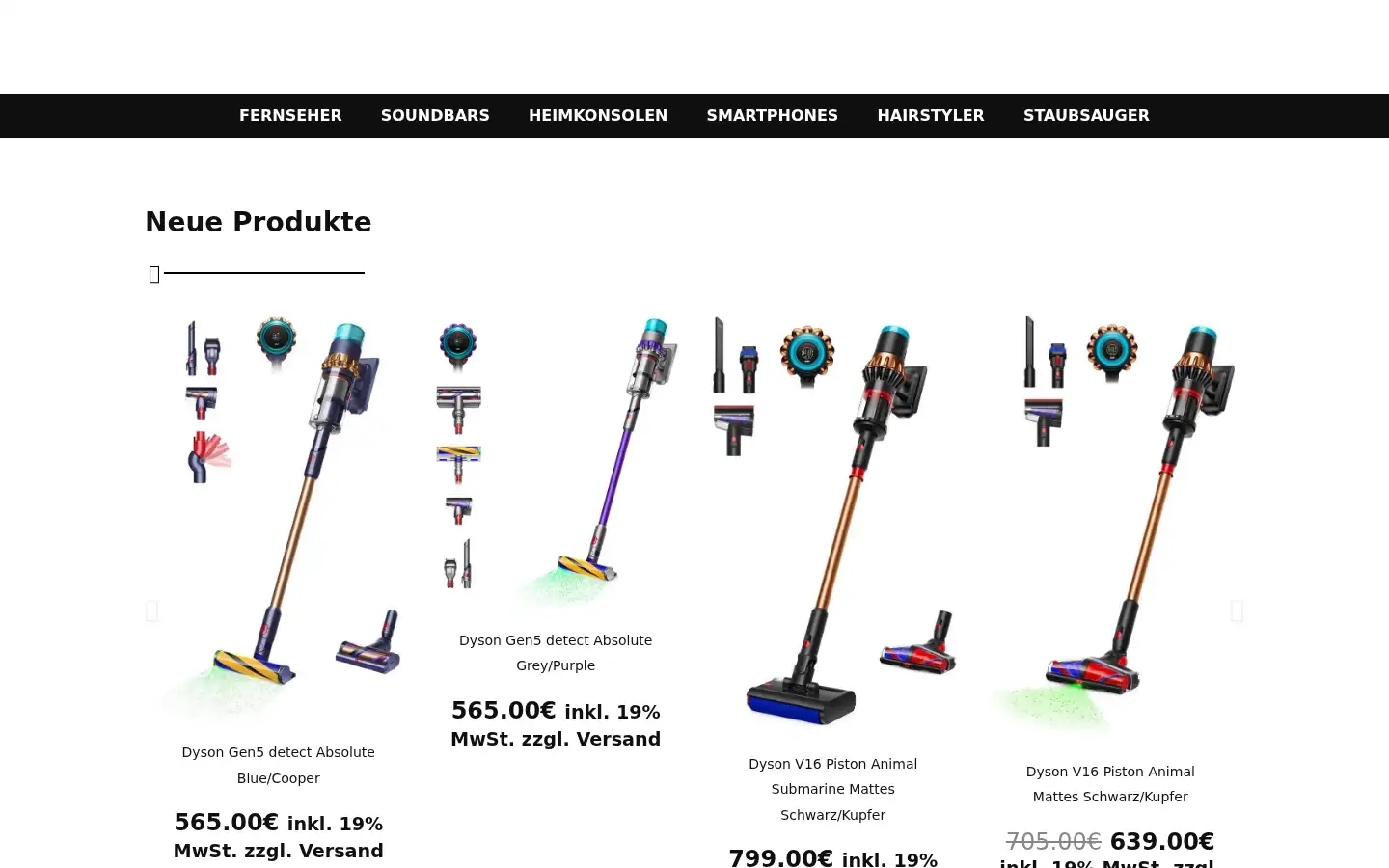 Screenshot of fox-mart.de