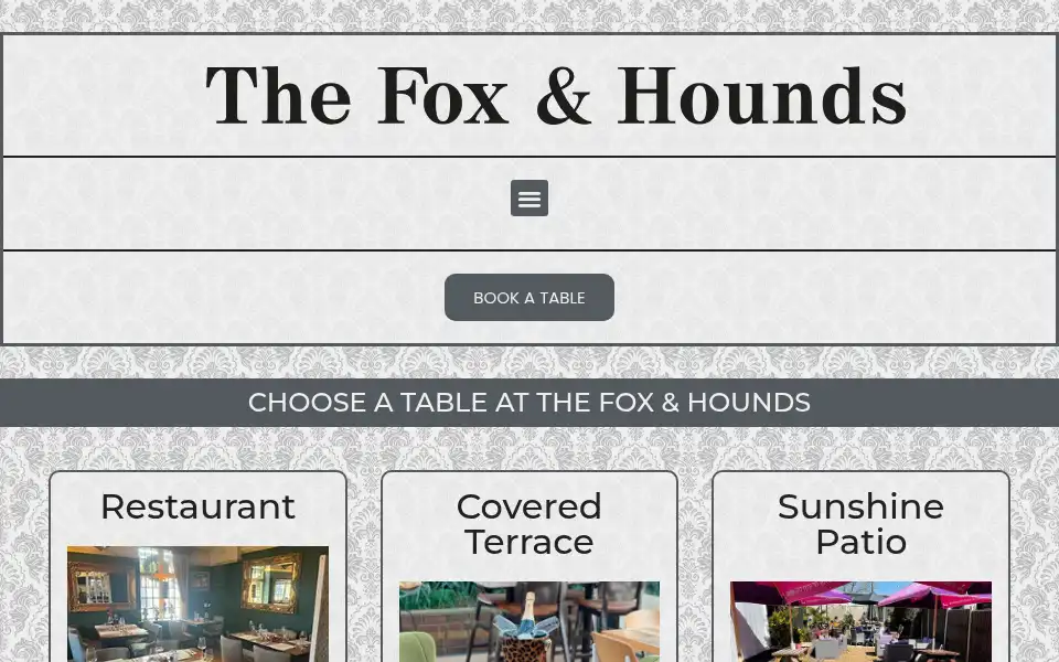 Screenshot of foxandhoundsramsden.co.uk