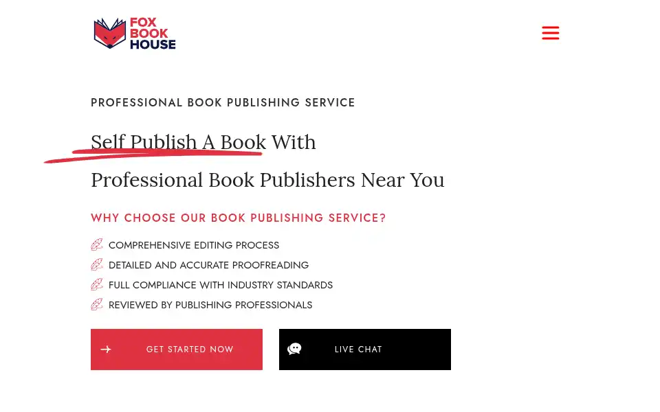 Screenshot of foxbookhouse.com