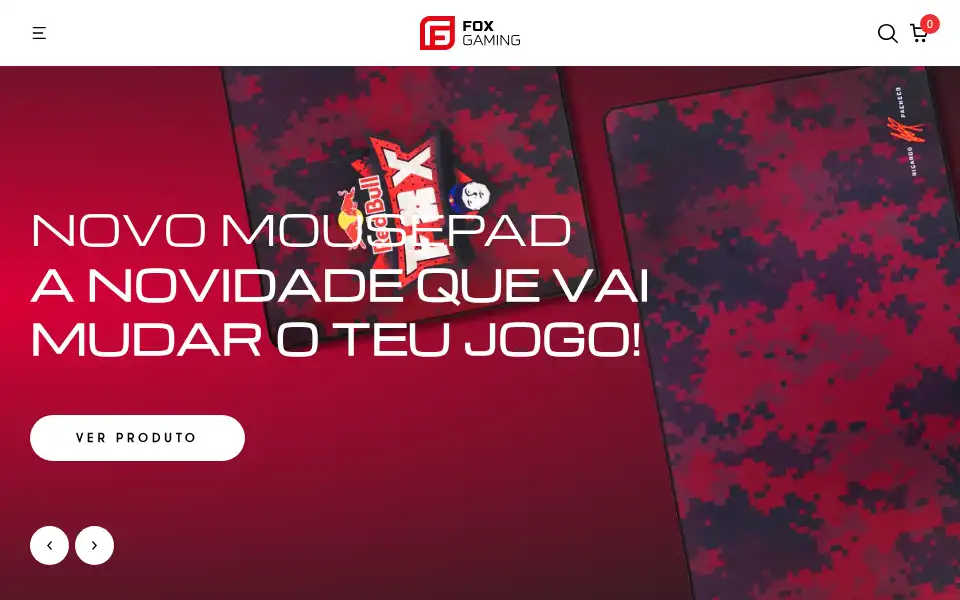 Screenshot of foxgaming.pt