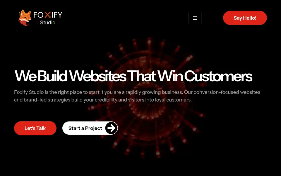 Screenshot of foxifystudio.com