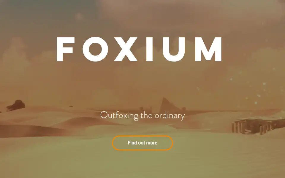 Screenshot of foxium.com