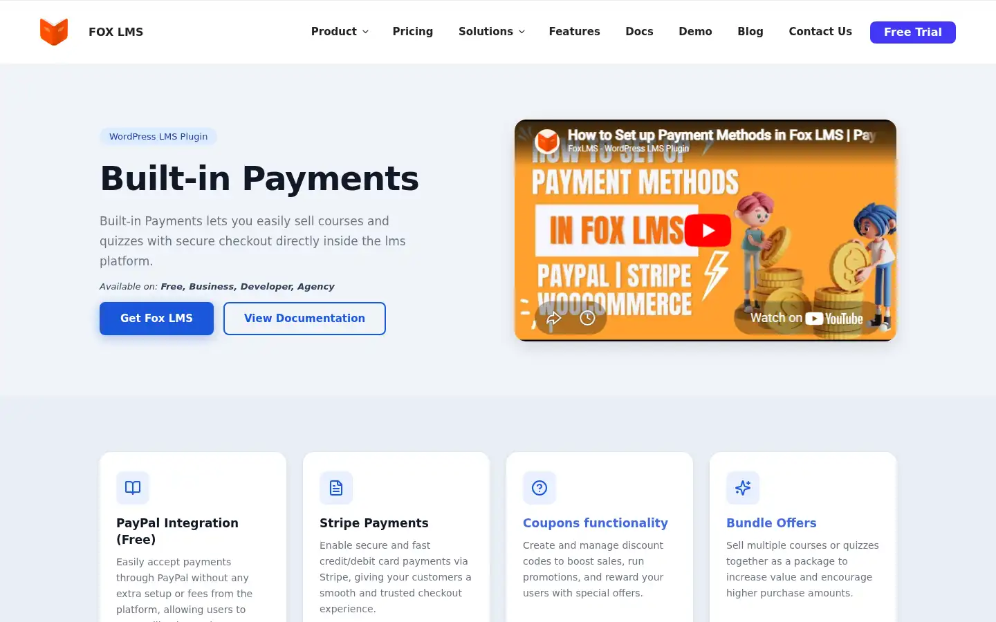 Screenshot of foxlms.com