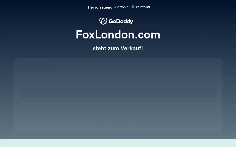 Screenshot of foxlondon.com