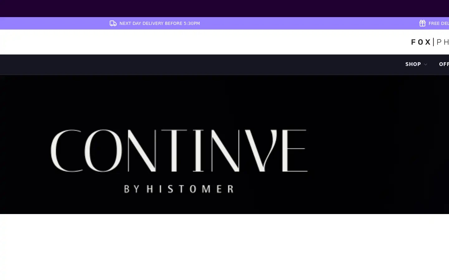 Screenshot of foxpharma.co.uk