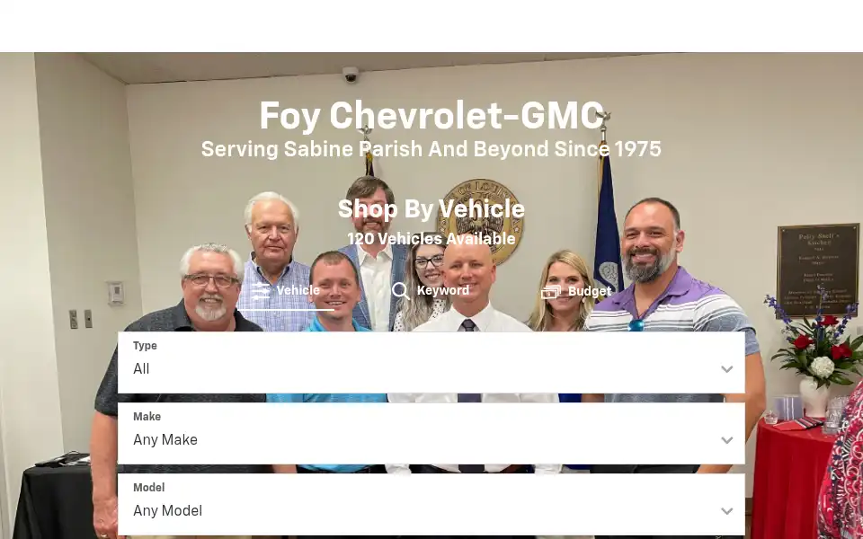 Screenshot of foymotors.com
