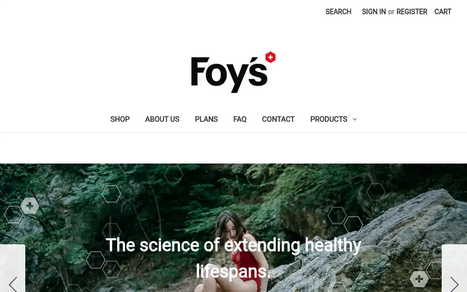 Screenshot of foyswitzerland.com