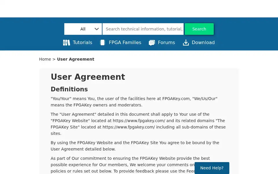 Screenshot of fpgakey.com