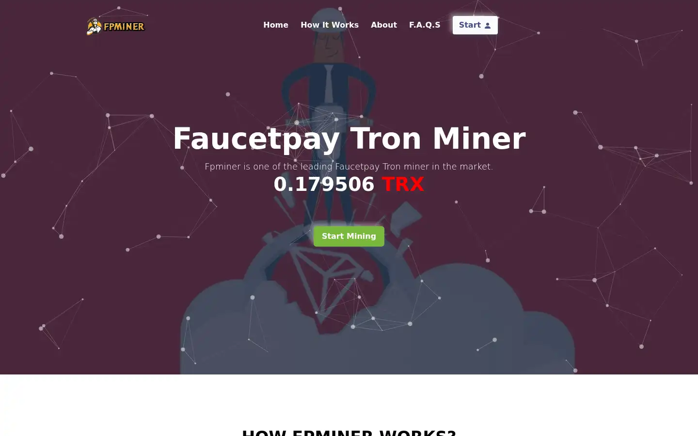 Screenshot of fpminer.com