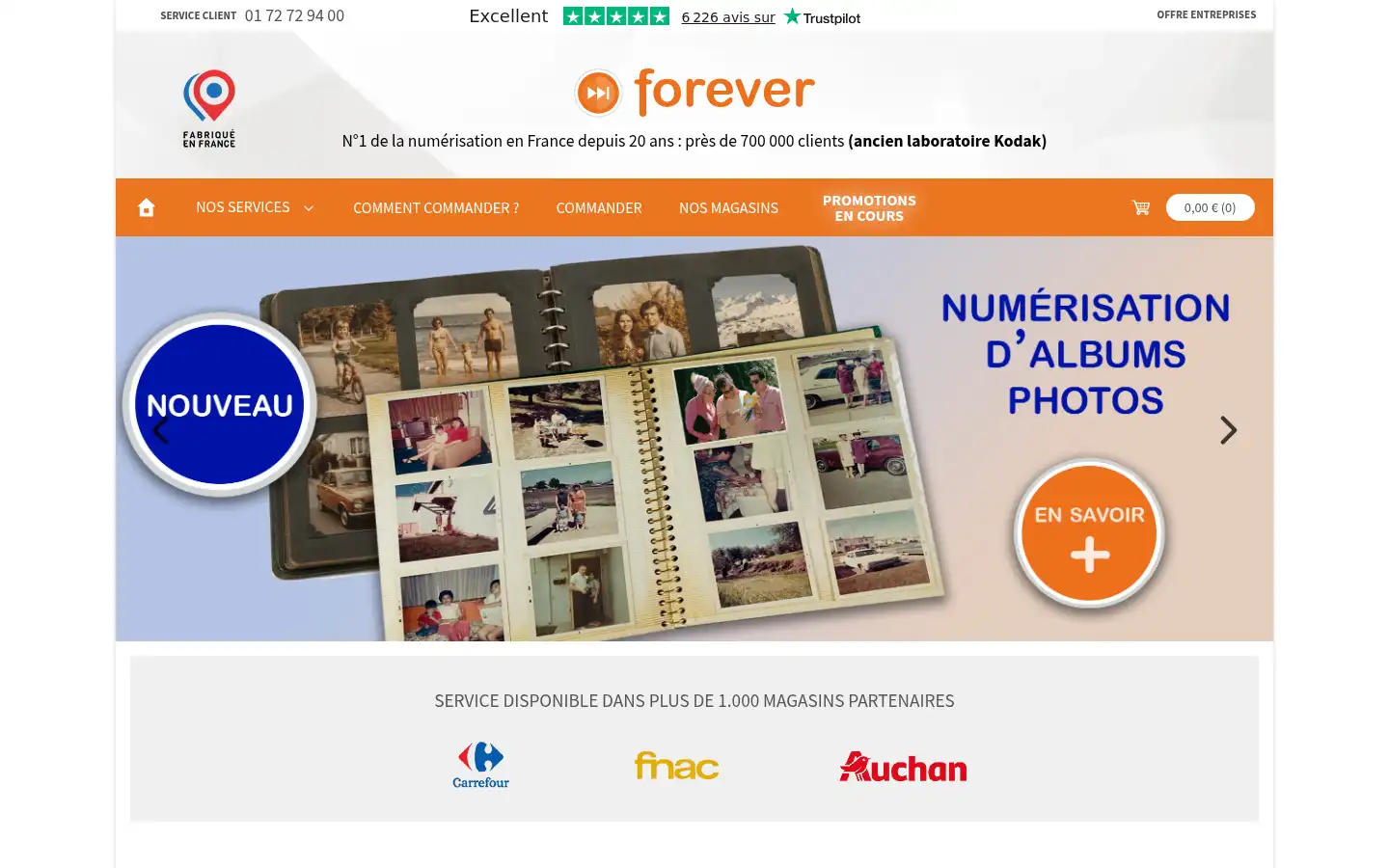 Screenshot of fr.for-ever.com