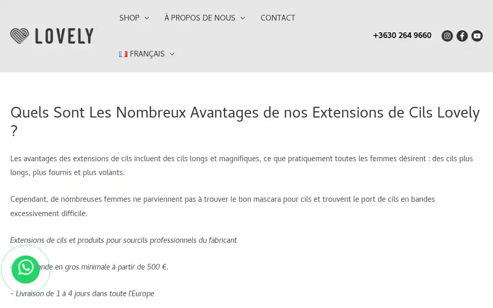 Screenshot of fr.lovely-professional.com