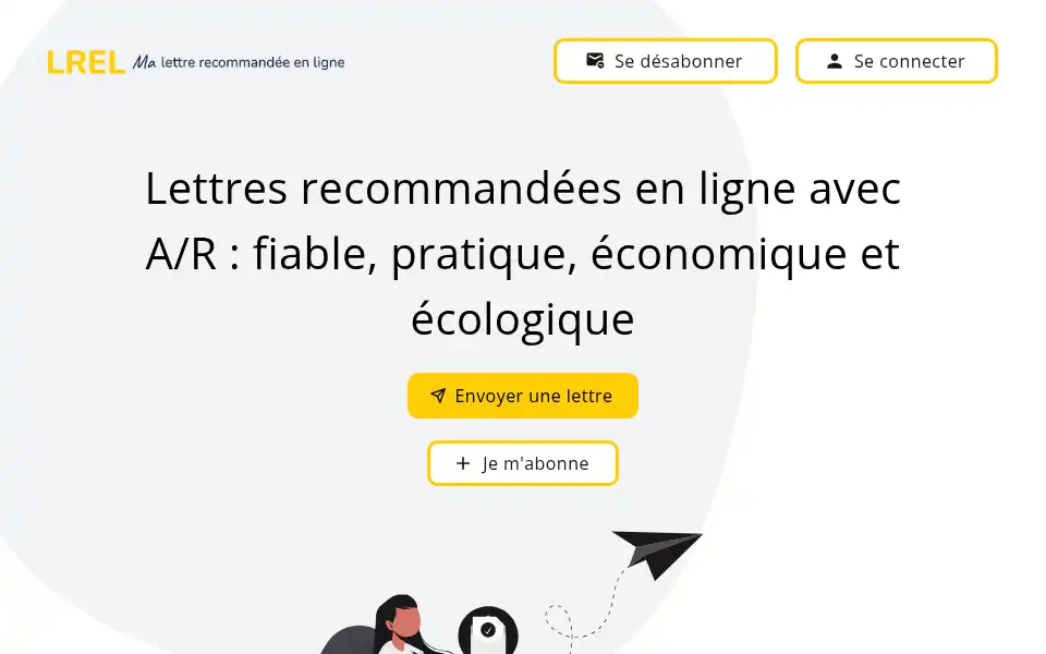 Screenshot of fr-lrel.com