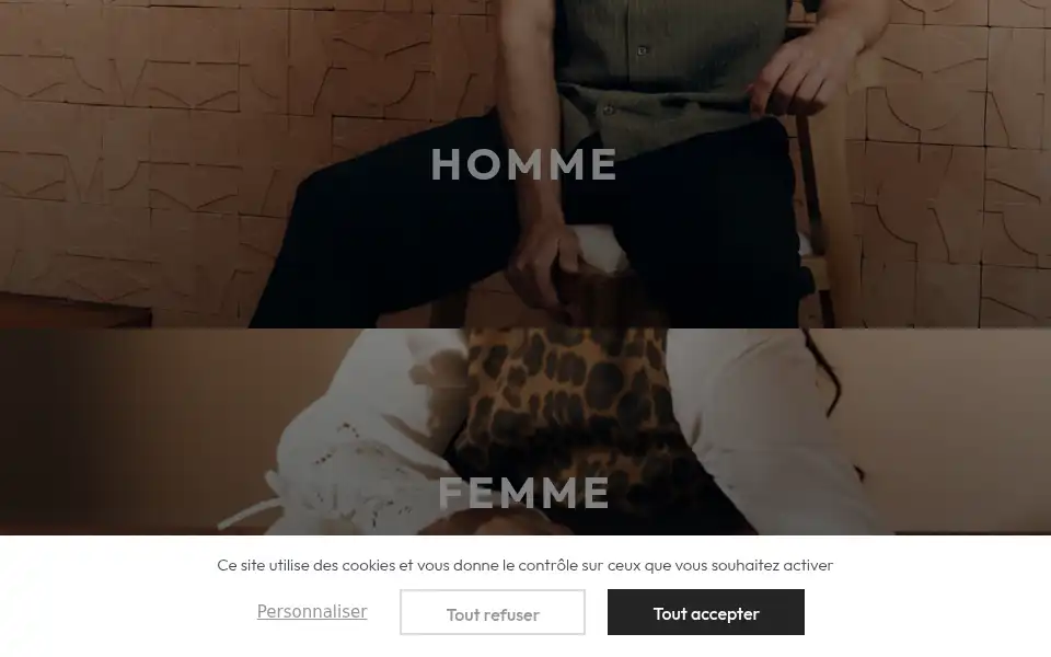 Screenshot of fr.pairetfils.com