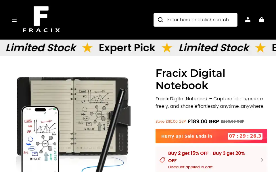 Screenshot of fracix-uk.com