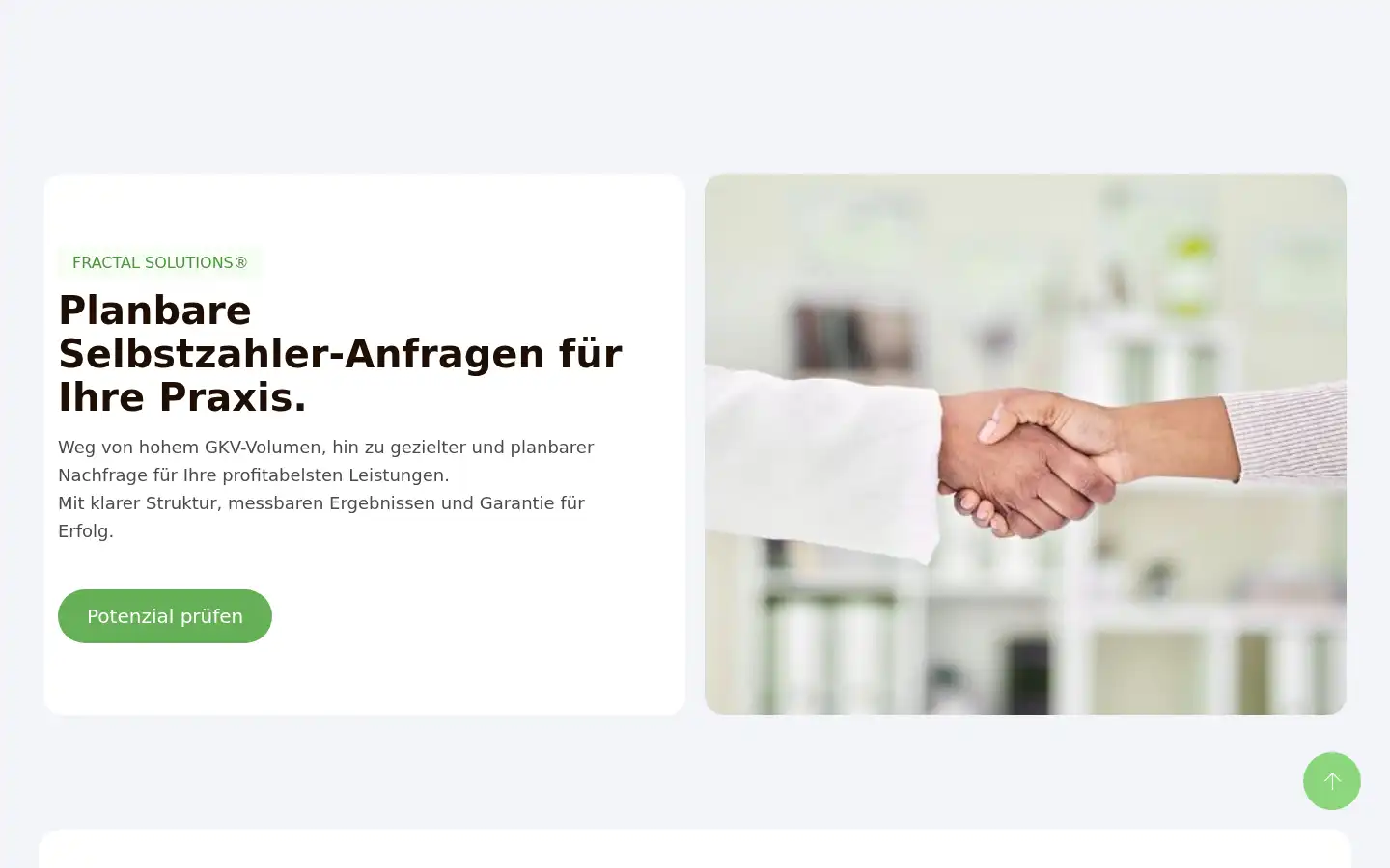 Screenshot of fractal-solutions.de