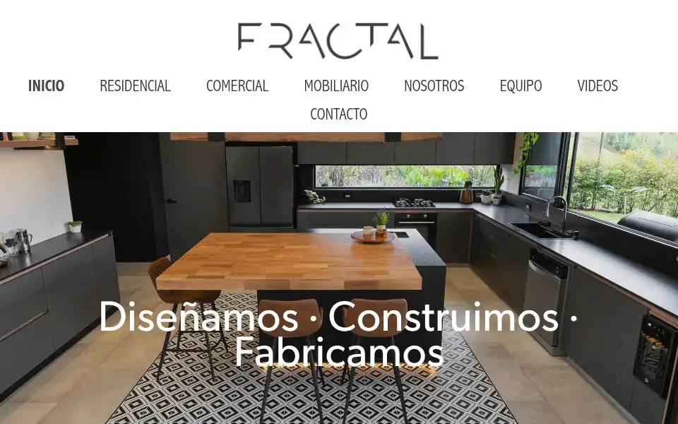 Screenshot of fractalarquitectura.co