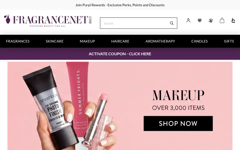 Screenshot of fragerancenet.com