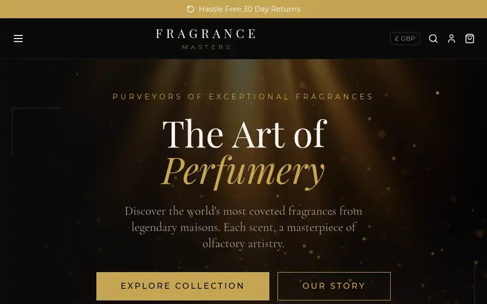 Screenshot of fragrance-masters.com