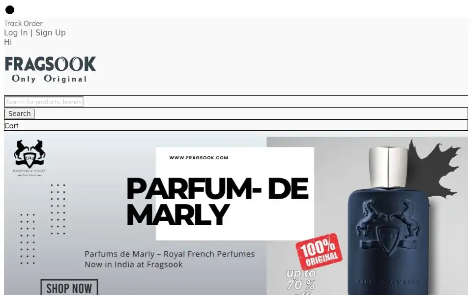 Screenshot of fragsook.com