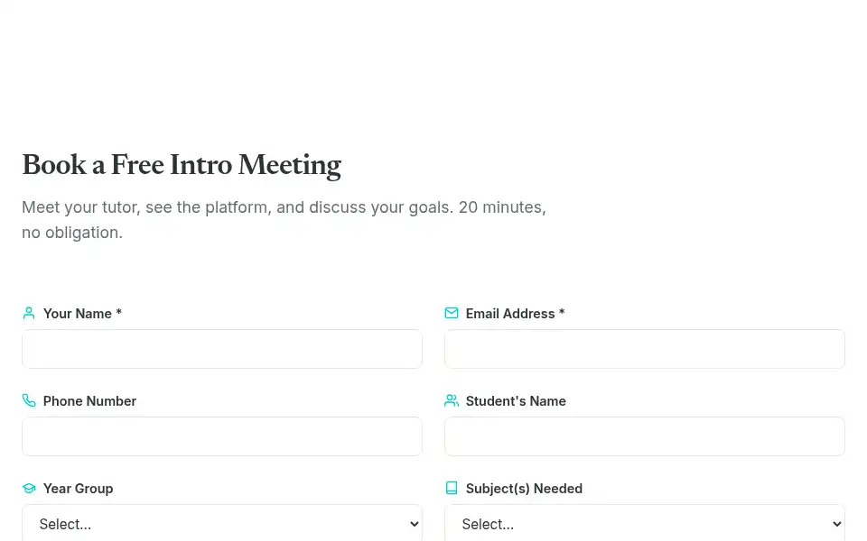 Screenshot of fraleytutors.com