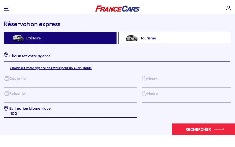 Screenshot of francecars.fr