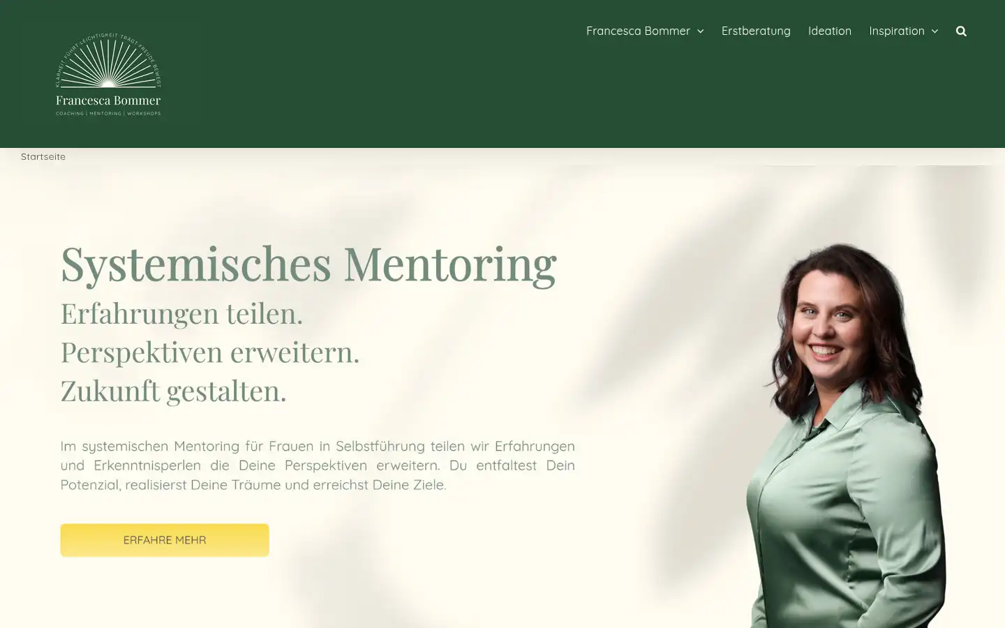 Screenshot of francesca-bommer.com