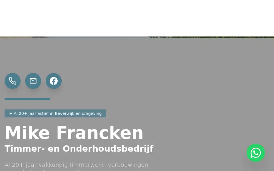 Screenshot of francken-timmerwerken.nl