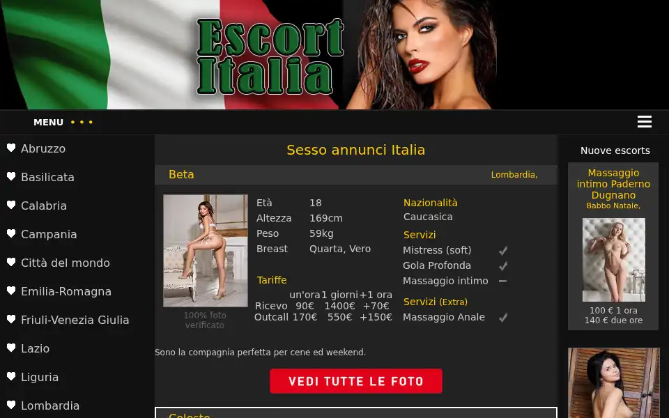 Screenshot of fratellivarani.eu
