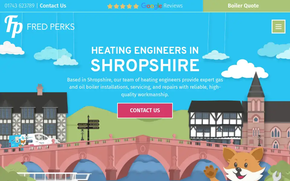 Screenshot of fredperksltd.co.uk
