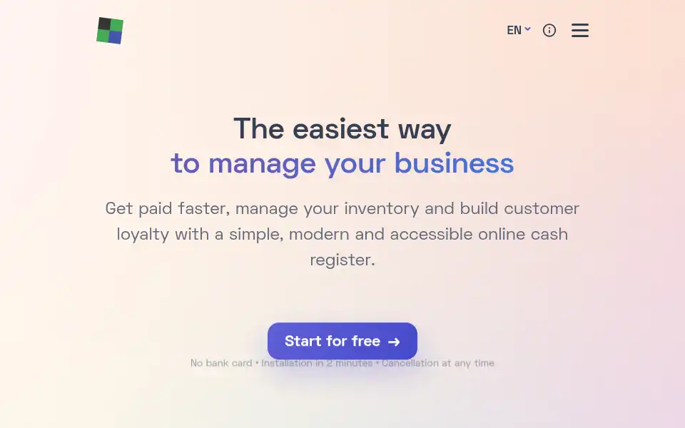 Screenshot of free-cash-register.net