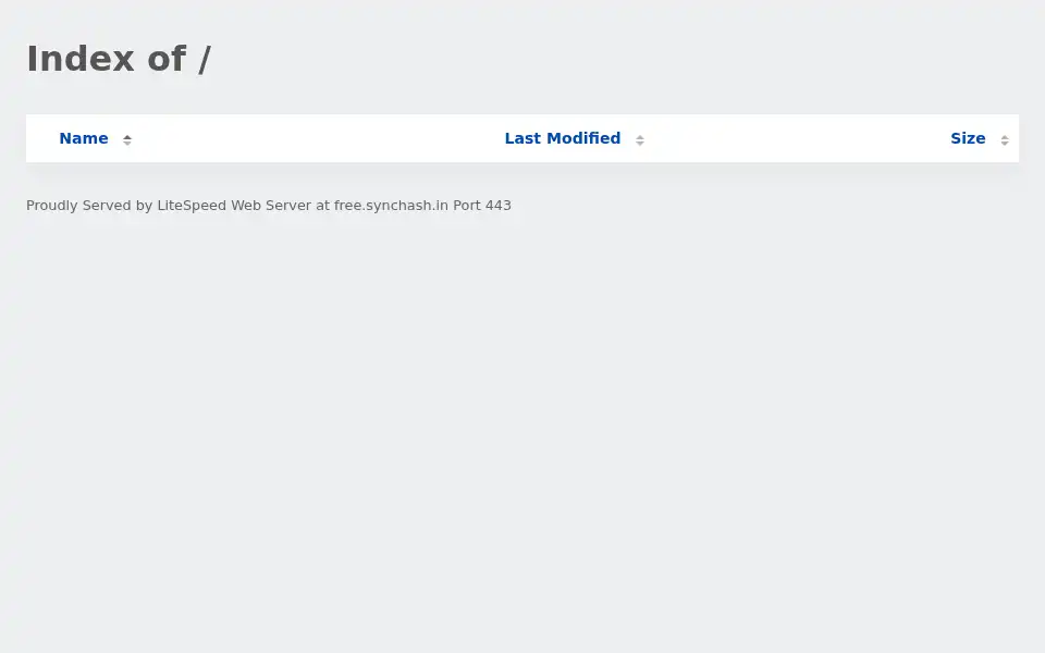 Screenshot of free.synchash.in