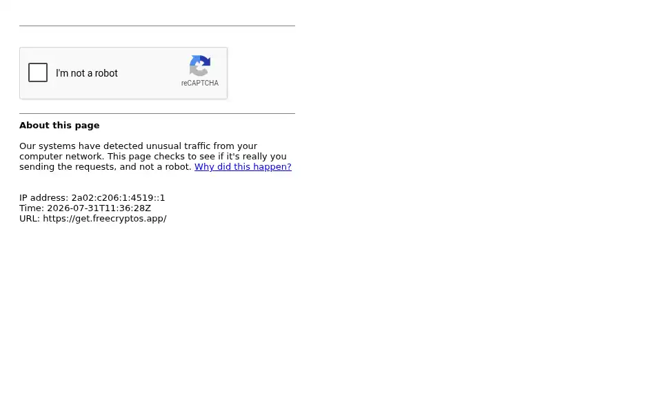 Screenshot of freecryptos.app
