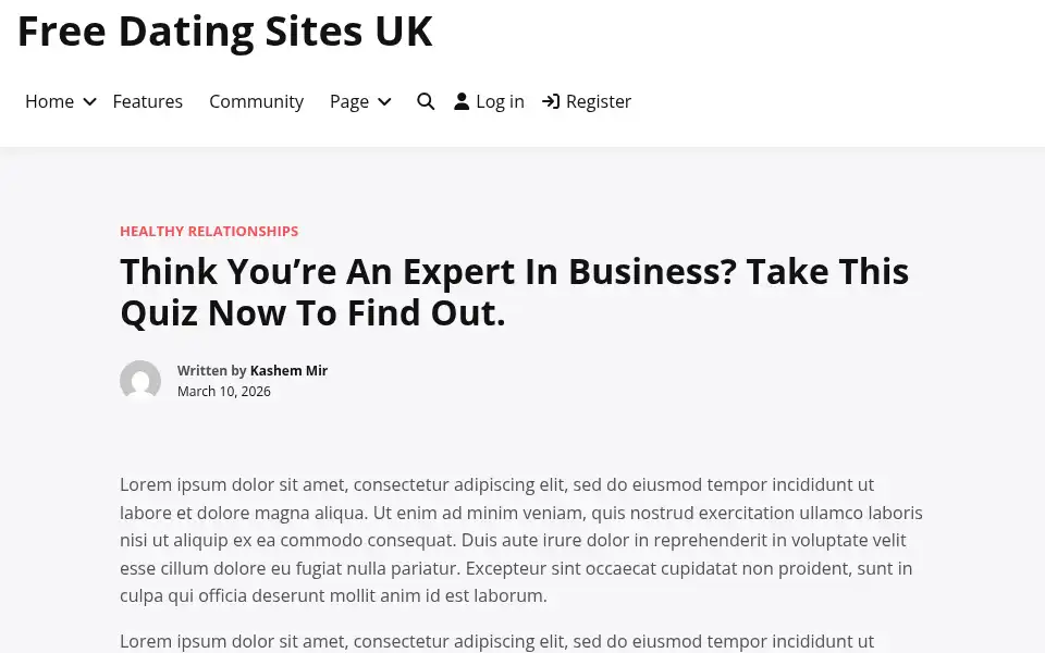Screenshot of freedatingsites.co.uk